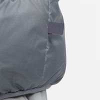 Chaquetas acolchadas para hombre más vendidas con cremallera Color gris y blanco Ropa de moda Chaqueta acolchada de invierno con sudaderas con capucha