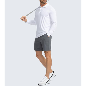 Polo de golf de haute qualité pour homme T-shirt personnalisé à manches longues pour homme Polo d'été de style décontracté avec motif solide - Product Image 6