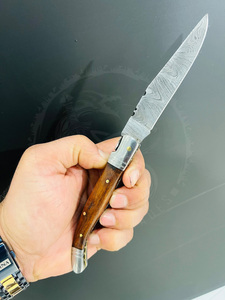 Couteau à steak pliant multifonction Laguiole français, couteau de poche d'extérieur, support personnalisé ODM/OEM - Product Image 4