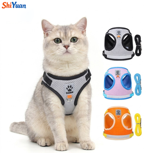 SHIYUAN - Arnés Reflectante y Transpirable para Perros y Gatos, Correa Ajustable para el Pecho, para Perros Pequeños, Bichón, Paseos al Aire Libre - Product Image 4
