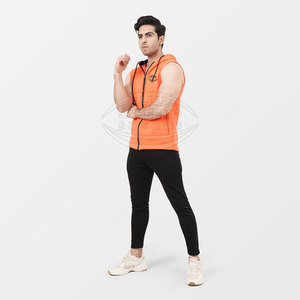 Sweat-shirt sans manches pour homme de qualité supérieure, imprimé hivernal avec tissu extensible pour des séances d'entraînement et de fitness confortables - Product Image 3