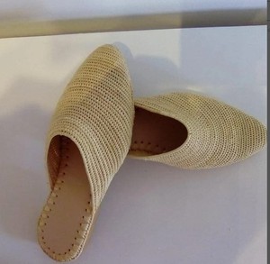 Moroccan Raphia <b>Shoes</b>, Raphia Slippers,birthday Gift, Traditional Rafia slippers - Product Image 2