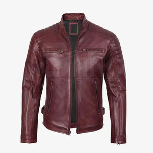 Chaquetas de Cuero Vacuno Estilo 2025 para Hombre, Logotipo Frontal, Invierno, Nueva Llegada, Precio de Mayoreo - Product Image 3