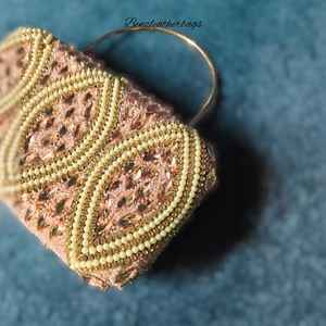 vLemon Beaded <b>Bag</b>, Purse Lemon Beaded Lemon <b>Clutch</b>, Yellow Lemon Summer Vacation Purse, Unique <b>White</b> Beaded <b>Clutch</b> Lemon - Product Image 1