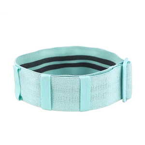 MESS SPORTS Vente en gros Bande de résistance réglable pour les hanches et les fessiers, douce, antidérapante, à motif personnalisé imprimé, pour yoga, étirements et fitness - Product Image 2