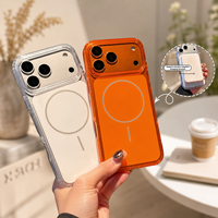 Coque de téléphone magnétique transparente en TPU et PC OEM/ODM pour iPhone 17 Pro Max, antichoc, protection de l'appareil photo, fournisseur en gros