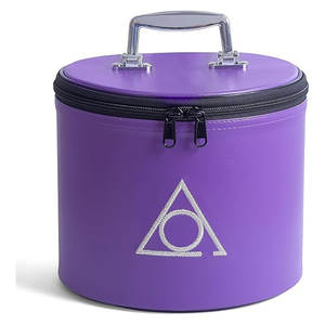 LOCOP PHA Fez Case Imitation Cuir Violet Avec Poignée Solide 2025 Brand New Custom Embroidered Fezz Cap Cases - Product Image 5