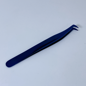 Pinzas de Color azul de plasma Pinzas de pestañas de calidad fina de acero inoxidable Pinzas de pestañas de calidad superior rectas y curvas - Product Image 5