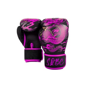 Guantes de boxeo amarillos, guantes de combate de entrenamiento de kickboxing y guantes negros rojos Muay Thai - Product Image 5