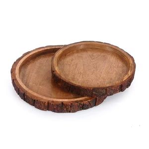 Plateau de service rectangulaire personnalisé Impex Plateau de petit-déjeuner décoratif en bois de bambou pour usage domestique - Product Image 2