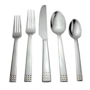 Buena calidad, precio al por mayor, promoción, juego de cubiertos pulidos de plata para boda, cuchara, tenedor, cuchillo, juegos de cubiertos de acero inoxidable - Product Image 2