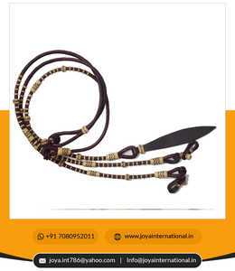 Tressé à la main cerise Chuchnut naturel Rawhide Show Romel Romal rênes cheval Tack cerise ChuchnutPortable SRM072 - Product Image 2