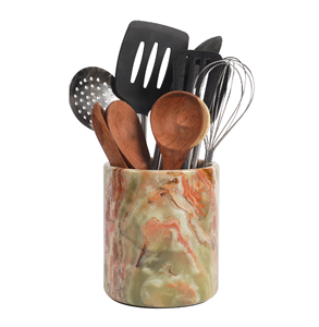 Porte-cuillère en marbre naturel ustensiles de cuisine artisanat produit de qualité supérieure porte-cuillère en marbre meilleur prix - Product Image 2