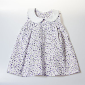 Abito in velluto a coste con colletto e collo a girocollo Casual vestito da compleanno estivo da 8 anni fornitura di ODM - Product Image 1