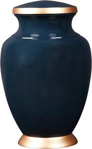 Highest Quality Wholesale Selling 100% Aluminum Material Made Adult Funeral / Cremation <b>Urns</b> - Product Image 3