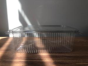 HoReCa-utensilios de cocina para el hogar de alta calidad, recipientes desechables con bisagras para mascotas, 2000cc, para llevar mermelada de plástico, miel, fruta, ensalada, embalaje de alimentos - Product Image 5