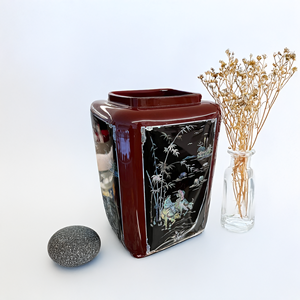 Vietnam Handmade Traditional Eco-Friendly <b>Lacquerware</b> Vase Natural Material VietnamCrafts for Daily Storage Hot Sale-LV6010 - Product Image 4