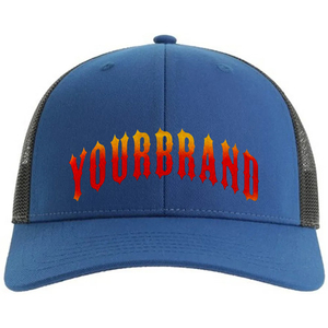 Vente chaude Hip Hop Style 6 Panneau Classique Personnalisé Structuré Baseball homme Casquette de Camionneur Logo Personnalisé Broderie Chapeau en Maille pour hommes - Product Image 4