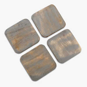 Posavasos de madera natural con corteza, kit de artesanía de madera de 4 pulgadas, posavasos de madera, posavasos para manualidades DIY, boda rústica de Navidad - Product Image 3