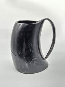 MUGS CUERNO EXPANDIBLE FÁBRICA DE LA INDIA PRODUCTOS ARTESANALES Taza para beber con cuerno Nuevo diseño Cuerno natural Beber vikingo original - Product Image 3