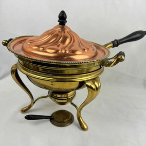 Plat à friture en cuivre durable, parfait pour garder les aliments au chaud pendant des heures pendant les fêtes de famille et les grands rassemblements - Product Image 1