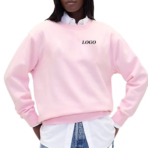 Fabricant de sweat-shirts unis pour femmes OEM avec prix avantageux pour les commandes en gros 2026 Matériel de haute qualité avec coupe ample pour l'hiver - Product Image 1