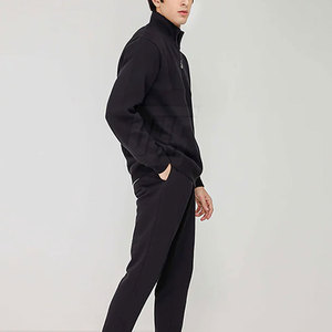 Veste zippée athlétique 1/4 pour hommes avec tissu à séchage rapide et col haut pour la gym ou l'entraînement des hommes 1/4 veste zippée - Product Image 5