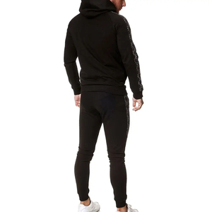 Nouveauté, survêtement de jogging pour hommes, sweatshirts deux pièces avec fermeture éclair, ensemble de survêtements de course décontractés et ajustés personnalisés et ajustés - Product Image 5