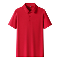 Camiseta Polo Personalizada Modelo 2026 de Alta Calidad en Seda de Hielo sin Costuras para Hombre, Versión Estándar, Cuello Solapa, Color Sólido