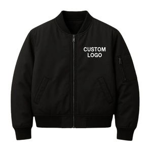 Veste Bomber Hommes Noir Casual Slim Fit Baseball Hommes Vestes Nouveau Automne Mode Haute Qualité Vestes pour Hommes - Product Image 1