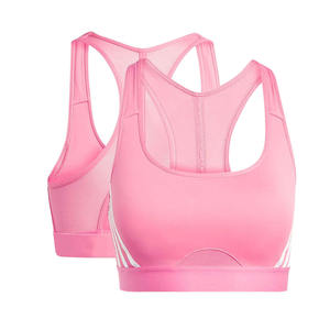ชุดออกกำลังกายผู้หญิงแบบสปอร์ตบราครอปพิมพ์โลโก้คุณภาพสูง ระบายอากาศได้ดี ผลิตจากผ้าสั่งทำพิเศษ - Product Image 1