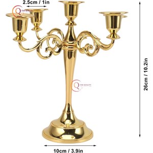 โถเทียนสแตนเลสขัดเงาสีทองสำหรับตกแต่งคริสต์มาสและกลางแจ้งในร่มและกลางแจ้งมีเอกลักษณ์ไม่เหมือนใคร - Product Image 5