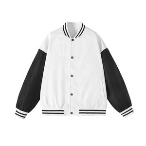 แจ็กเก็ตเบสบอลผ้าซาตินปักลายออกแบบได้ตามต้องการชื่อทีมและหมายเลขสำหรับผู้เริ่มต้น - Product Image 1