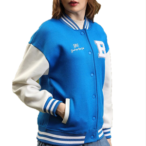 Blousons universitaires personnalisés pour hommes, style urbain, à capuche, imperméables, réversibles, avec manches de baseball, chauds pour l'hiver, style Letterman - Product Image 1