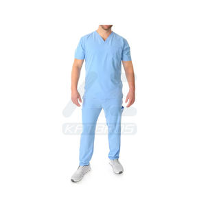 ชุดสครับทางการแพทย์ที่ออกแบบมาเพื่อการทำงานที่รวดเร็ว เนื้อผ้าระบายอากาศได้ดี ให้การเคลื่อนไหวที่ง่ายดายและรองรับตลอดวัน - Product Image 3