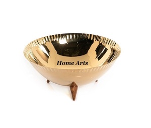 Nouvelle conception en acier inoxydable bonbons bol forme ronde taille personnalisée chocolats bol de service par les arts à la maison - Product Image 4