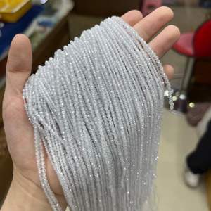 Cuentas microfacetadas de circón cúbico, corte de diamante, energía curativa de primera calidad, fabricación de joyas de piedras preciosas, IGI exclusivo clásico - Product Image 6