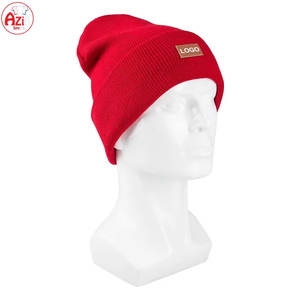 Premium Quality Latest Design Digital Printing Travel <b>Beanie</b> Hats Wholesale 100% <b>Wool</b> Customized - Product Image 6