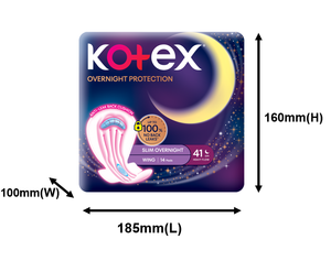 Toallas Sanitarias Más Vendidas, Anti-Fugas, Protección Nocturna Kotex, Toalla Sanitaria de 41 cm, 14 Unidades x 12 - Product Image 2