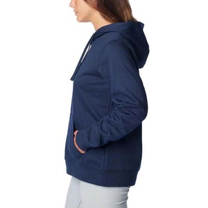 Las mejores tendencias gimnasio Fitness Casual transpirable ropa de mujer sudaderas con capucha pulóver algodón polar térmico sudaderas con capucha de mujer - Product Image 3