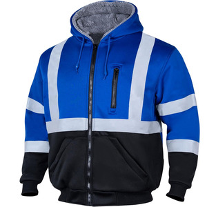 Vestes de sécurité réfléchissantes à réflecteur élevé confortables Veste de sécurité réfléchissante haute visibilité pour hommes fabriquée par les sports vestimentaires - Product Image 1