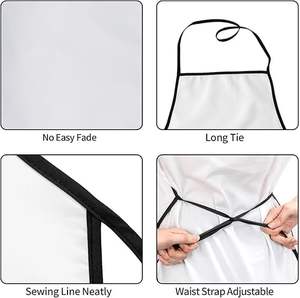 Tablier imperméable pour hommes et femmes pour la cuisson, le jardinage, la couture, le barbecue, les accessoires pour les cheveux-Cadeaux mignons - Product Image 4