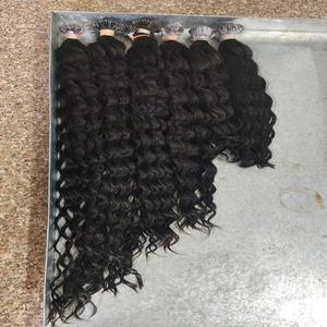 ผมต่อจากคนอินเดียผมตรงและเป็นลอนธรรมชาติสีดำเรียบ - Product Image 4