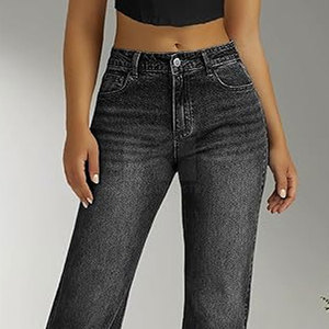 Pantalones holgados de mujer a precio razonable a la venta pantalones holgados de mujer de Color sólido pantalones holgados con múltiples bolsillos - Product Image 5