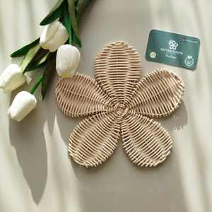 Colgante de pared decorativo para salas de estar Panel de Arte de madera hecho a mano con detalles de cuentas y lentejuelas - Product Image 3