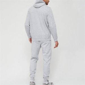 Unisex Tracksuit Set With <b>Hoodie</b> and Joggers Cotton Fleece 2 Piece Outfit Plain Blank Custom Logo Winter Warm Casual Sportswear - Product Image 2