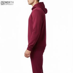 Ropa deportiva conjuntos de Sudadera con capucha de peso pesado chándal personalizado 400 Gsm 100% algodón polar pulóver con capucha y pantalones de chándal conjuntos para Unisex - Product Image 3