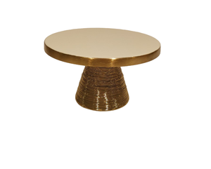 Support de serveur de gâteau en métal de style arabe durable support de gâteau de fête d'anniversaire de taille moyenne avec emballage de sac OPP à base de fil - Product Image 1