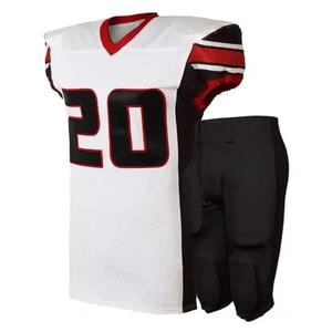 เสื้อทีมกีฬาระบายอากาศได้ดีเครื่องแบบอเมริกันฟุตบอลออกแบบใหม่ - Product Image 6