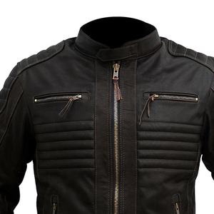 Chaqueta de Cuero de Corte Elegante para Hombre, una Opción de Ropa Exterior para el Día a Día que Ofrece una Construcción Confiable y un Atractivo Moderno - Product Image 4